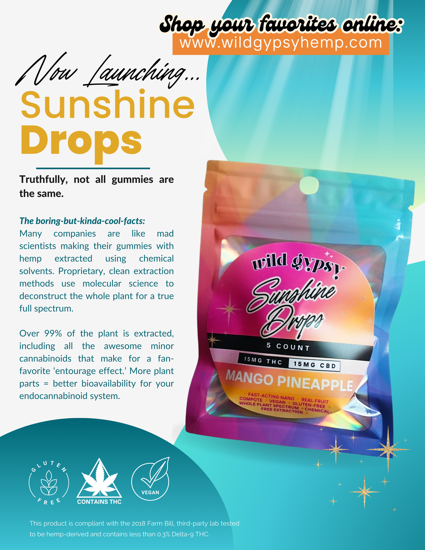 Sunshine Drops - Mango Pineapple