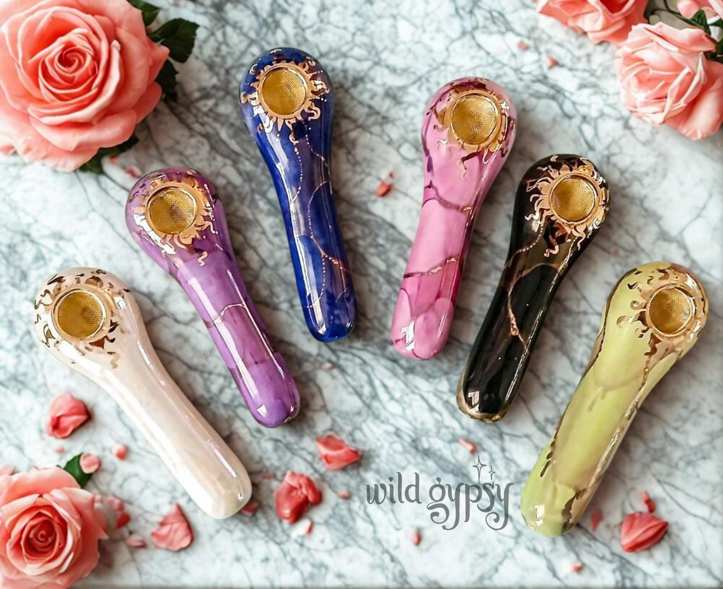 Goddess Energy Handcrafted Ceramic Pipe