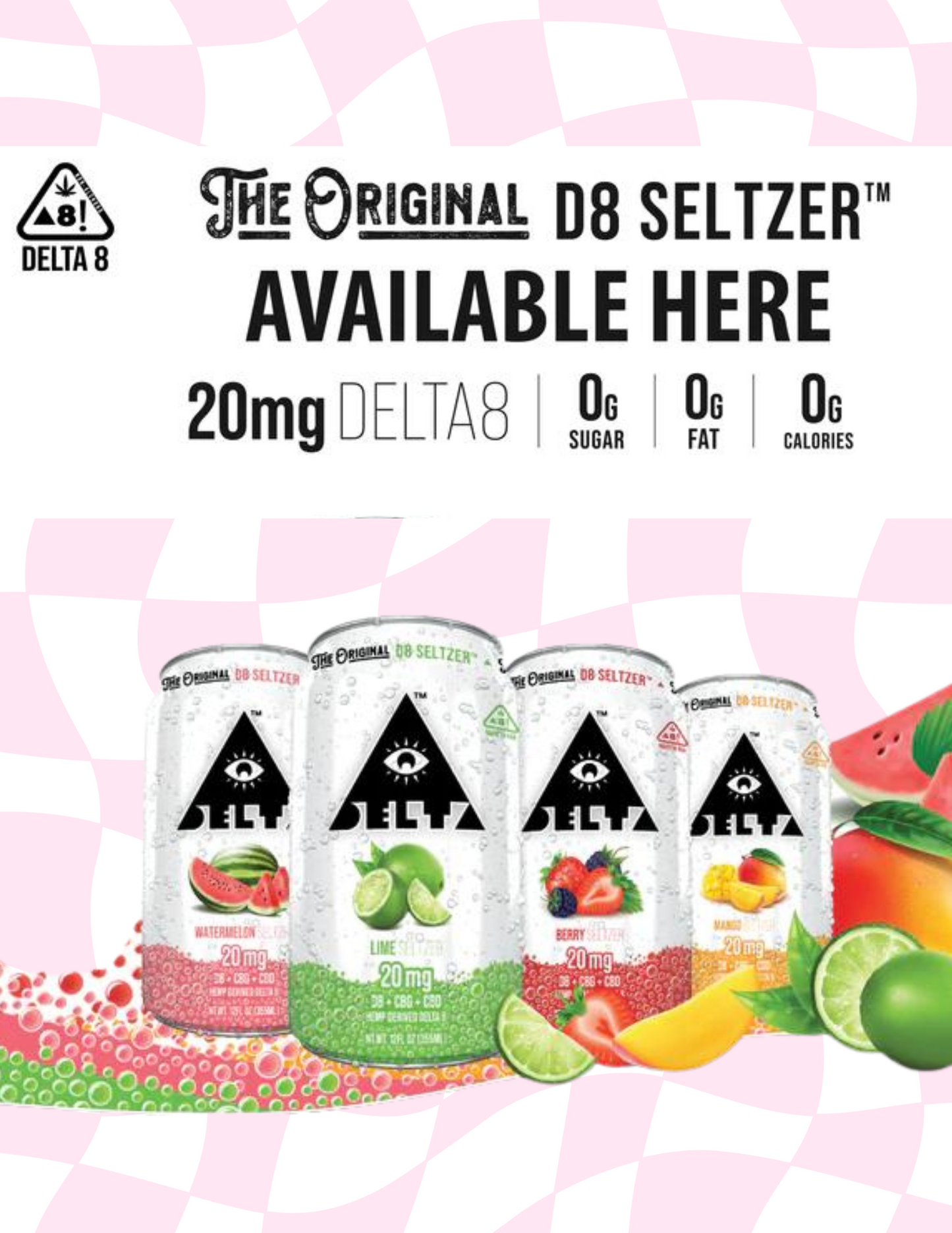 Δ8 SELTZER - 25 mg.