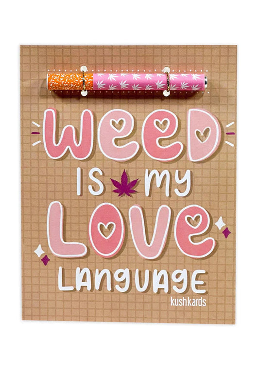 Cannabis Card + One-Hitter - 💕 Love Language
