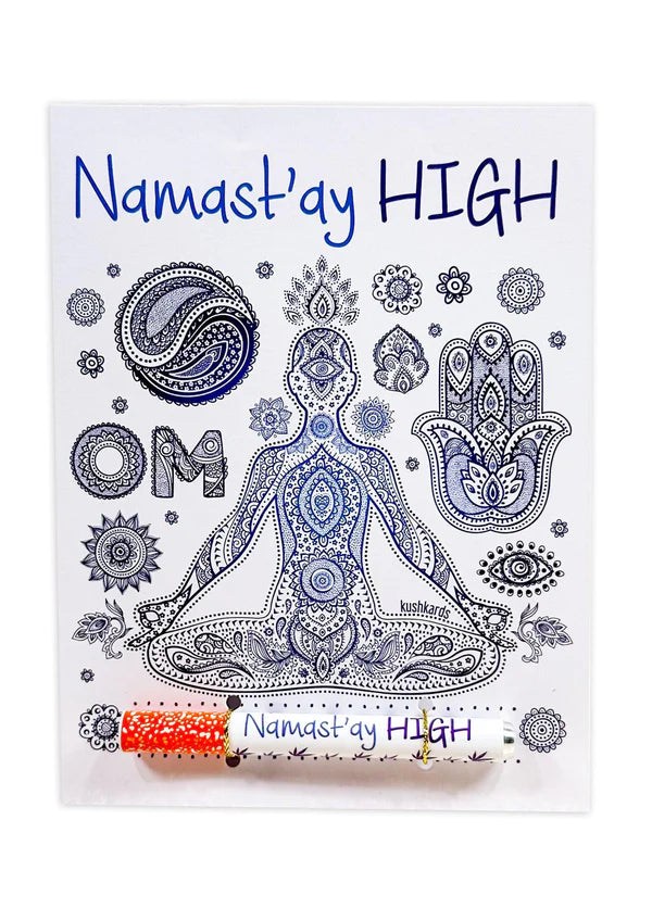 Cannabis Card + One-Hitter - 💜 Namast'ay High